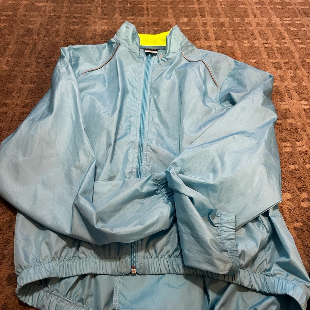 Canari Cycling Jacket - Neon Yellow and Blue